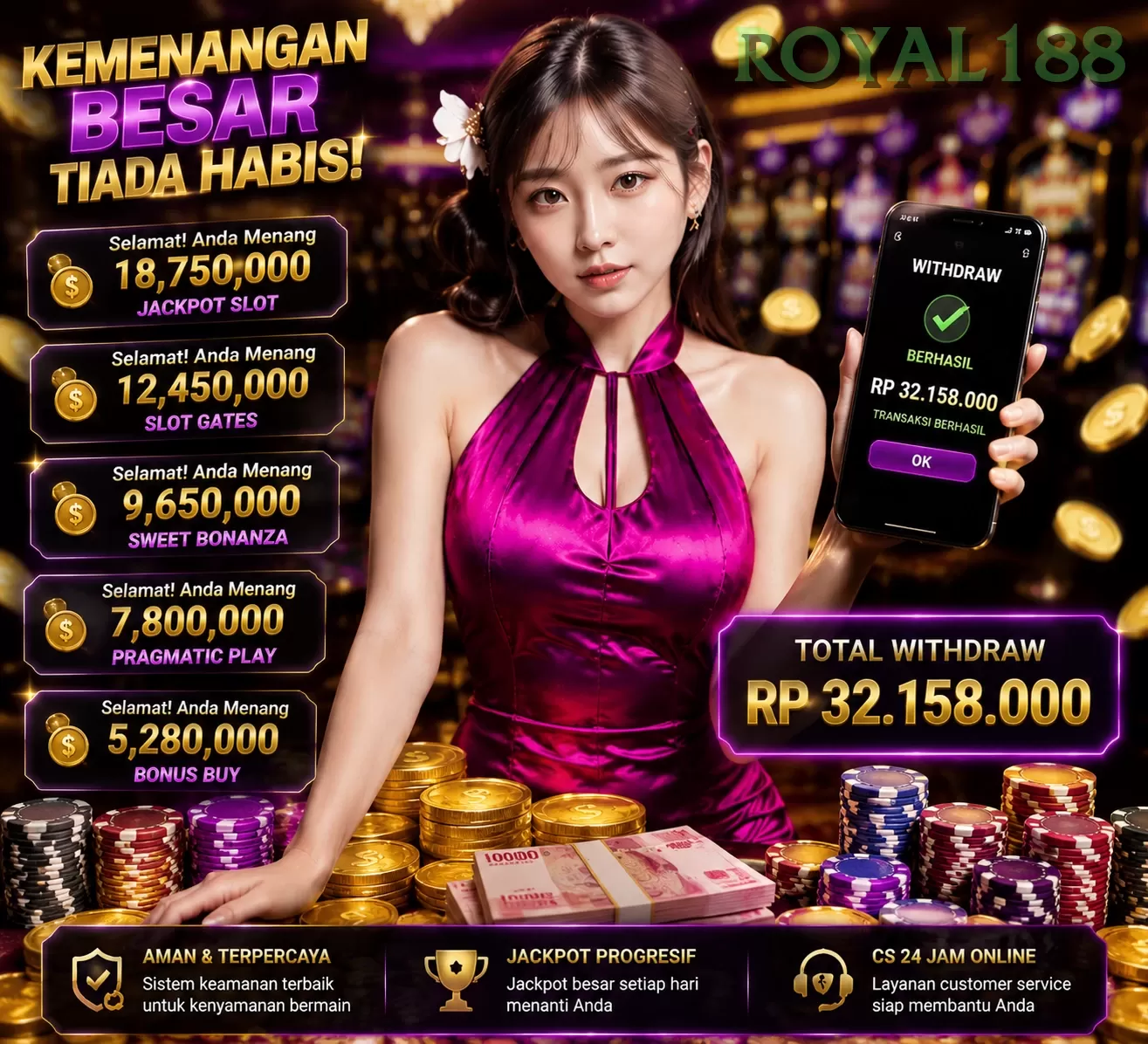 Ikon aplikasi royal188 resmi